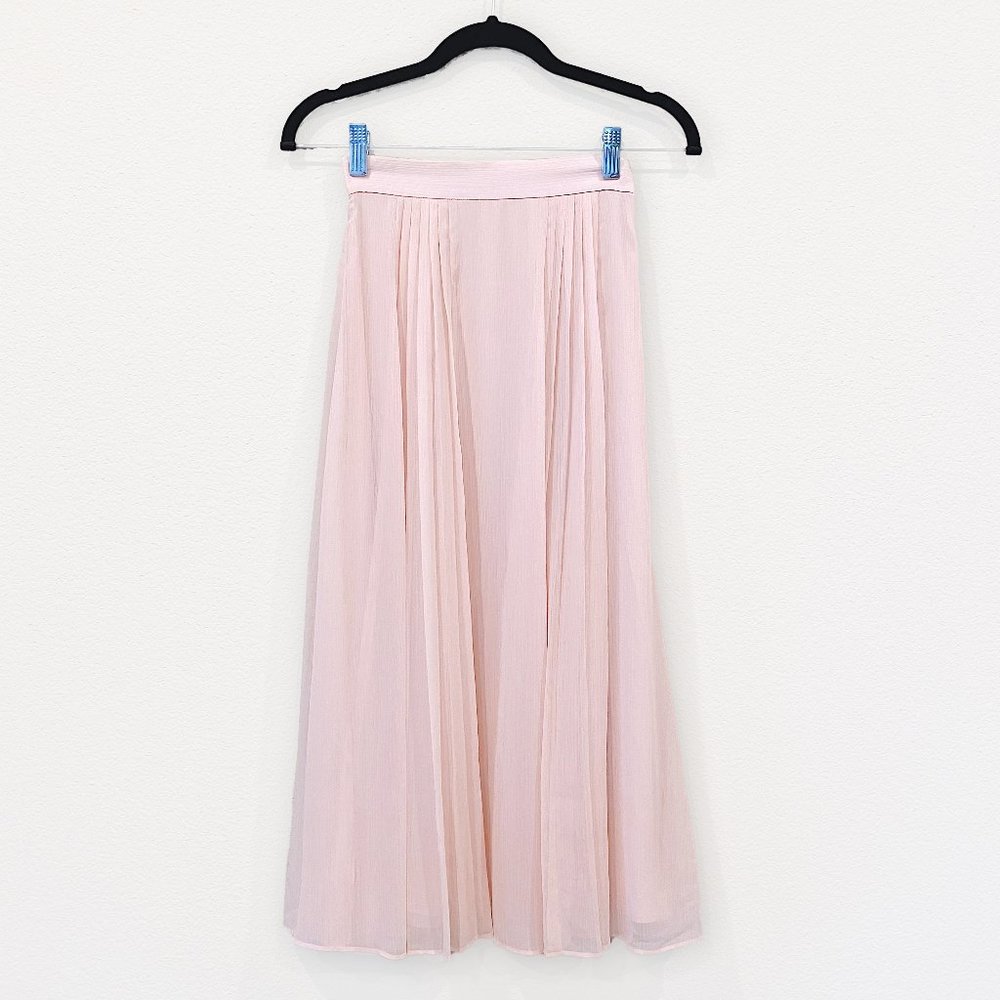 Aritzia Peony Skirt Pleated midi skirt
